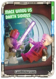 Mace Windu vs Darth Sidious / LEGO Star Wars / Series 1 