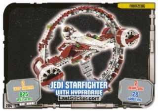 Jedi Starfighter with Hyperdrive / LEGO Star Wars / Series 1 