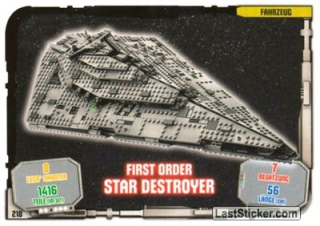 First Order Star Destroyer / LEGO Star Wars / Series 1 