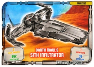 Darth Maul's Sith Infiltrator / LEGO Star Wars / Series 1 