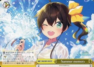 Summer memory / Weiss Schwarz -  Hololive Production