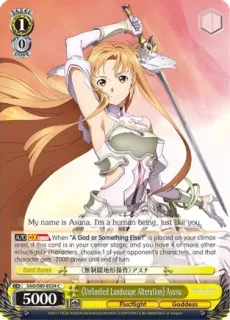 Unlimited Landscape Alteration Asuna / Weiss Schwarz -  SAO:Alicization- Vol.2