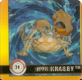 24 Krabby/Kingler / POKEMON - Action Flipz II