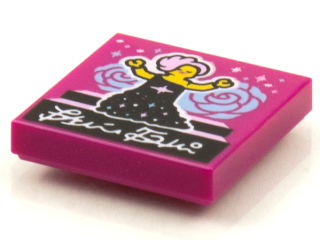 Singer with Pink Hair in Black Dress Pattern / LEGO - Vidiyo