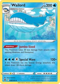 Wailord /POKEMON - Silver Tempest