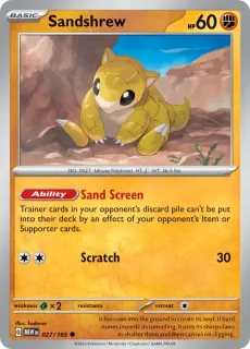 Sandshrew /POKEMON - Pokemon Card 151