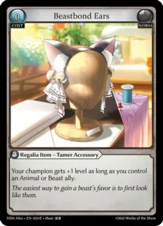 Beastbond Ears / Grand Archive / Dawn of Ashes Alter Edition