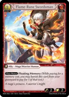 Flame-Rune Swordsman / Grand Archive / Dawn of Ashes Alter Edition