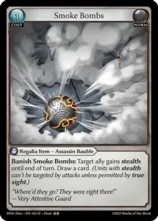 Smoke Bombs / Grand Archive / Dawn of Ashes Alter Edition
