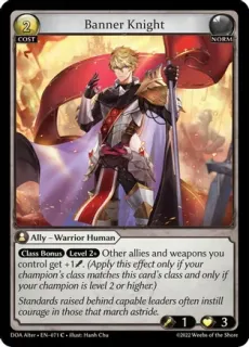 Banner Knight / Grand Archive / Dawn of Ashes Alter Edition