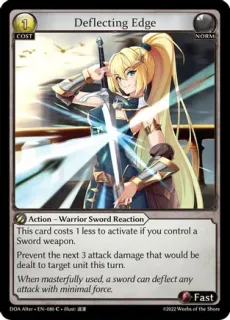 Deflecting Edge / Grand Archive / Dawn of Ashes Alter Edition