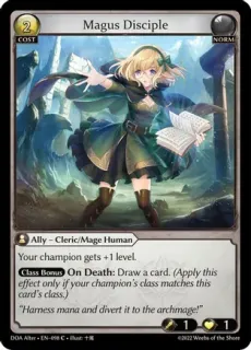 Magus Disciple / Grand Archive / Dawn of Ashes Alter Edition