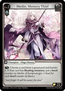 Merlin, Memory Thief / Grand Archive / Dawn of Ashes Alter Edition