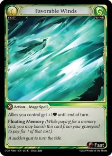 Favorable Winds / Grand Archive / Dawn of Ashes Alter Edition