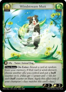 Windstream Mutt / Grand Archive / Dawn of Ashes Alter Edition