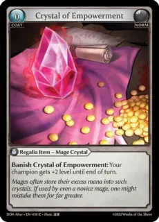 Crystal of Empowerment / Grand Archive / Dawn of Ashes Alter Edition