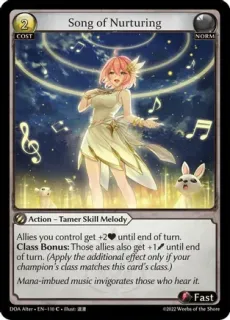 Song of Nurturing / Grand Archive / Dawn of Ashes Alter Edition