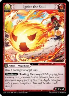 Ignite the Soul / Grand Archive / Dawn of Ashes Alter Edition