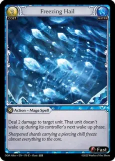 Freezing Hail / Grand Archive / Dawn of Ashes Alter Edition