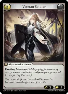 Veteran Soldier / Grand Archive / Dawn of Ashes Alter Edition