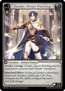 Zander, Always Watching / Grand Archive / Dawn of Ashes Alter Edition