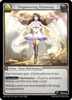 Empowering Harmony / Grand Archive / Dawn of Ashes Alter Edition