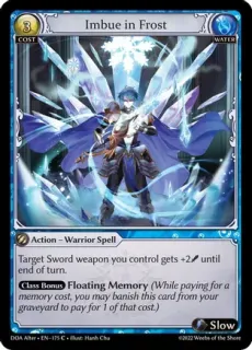 Imbue in Frost / Grand Archive / Dawn of Ashes Alter Edition