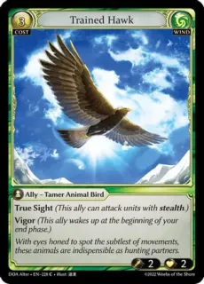 Trained Hawk / Grand Archive / Dawn of Ashes Alter Edition