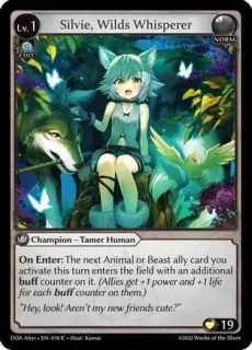 Silvie, Wilds Whisperer / Grand Archive / Dawn of Ashes Alter Edition