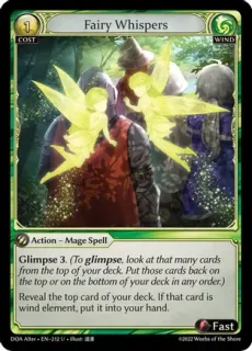 Fairy Whispers / Grand Archive / Dawn of Ashes Alter Edition