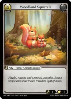Woodland Squirrels / Grand Archive / Dawn of Ashes Alter Edition
