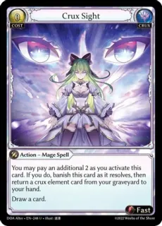 Crux Sight / Grand Archive / Dawn of Ashes Alter Edition