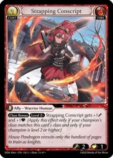 Strapping Conscript / Grand Archive / Dawn of Ashes Alter Edition