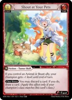 Shout at Your Pets / Grand Archive / Dawn of Ashes Alter Edition
