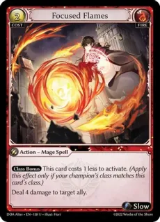 Focused Flames / Grand Archive / Dawn of Ashes Alter Edition