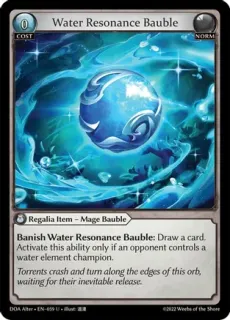Water Resonance Bauble / Grand Archive / Dawn of Ashes Alter Edition