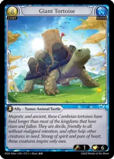 Giant Tortoise / Grand Archive / Dawn of Ashes Alter Edition