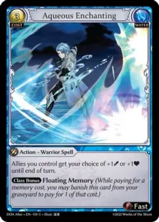 Aqueous Enchanting / Grand Archive / Dawn of Ashes Alter Edition