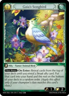 Gaia's Songbird / Grand Archive / Dawn of Ashes Alter Edition