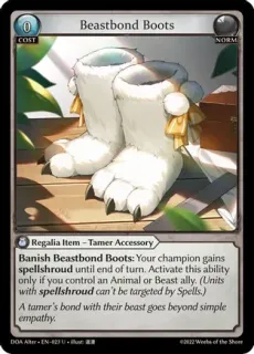 Beastbond Boots / Grand Archive / Dawn of Ashes Alter Edition