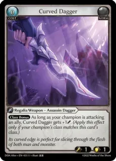 Curved Dagger / Grand Archive / Dawn of Ashes Alter Edition