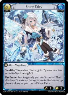 Snow Fairy / Grand Archive / Dawn of Ashes Alter Edition