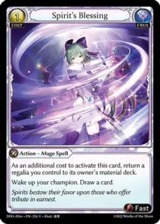 Spirit's Blessing / Grand Archive / Dawn of Ashes Alter Edition
