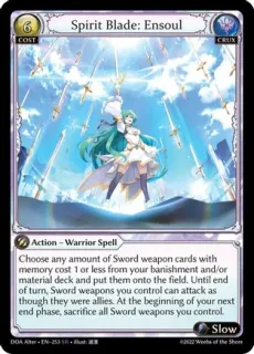 Spirit Blade: Ensoul / Grand Archive / Dawn of Ashes Alter Edition