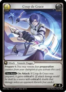 Coup de Grace / Grand Archive / Dawn of Ashes Alter Edition