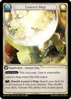 Luxera's Map / Grand Archive / Dawn of Ashes Alter Edition