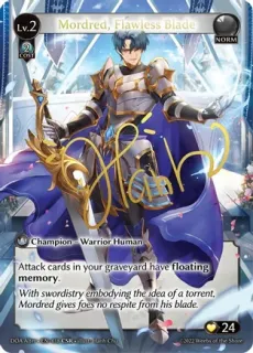 Mordred, Flawless Blade / Grand Archive / Dawn of Ashes Alter Edition