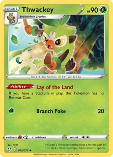 Thwackey (P-GREEN) /POKEMON - Shining Fates