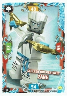 Stolzer Nimmer-Welt Zane / LEGO Ninjago / Serie 5 Next Level