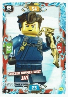 Stolzer Nimmer-Welt Jay / LEGO Ninjago / Serie 5 Next Level